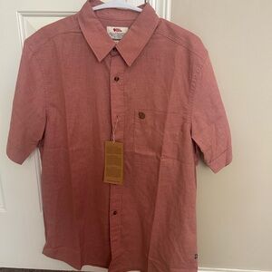 Men's Red Short Sleeve Shirt